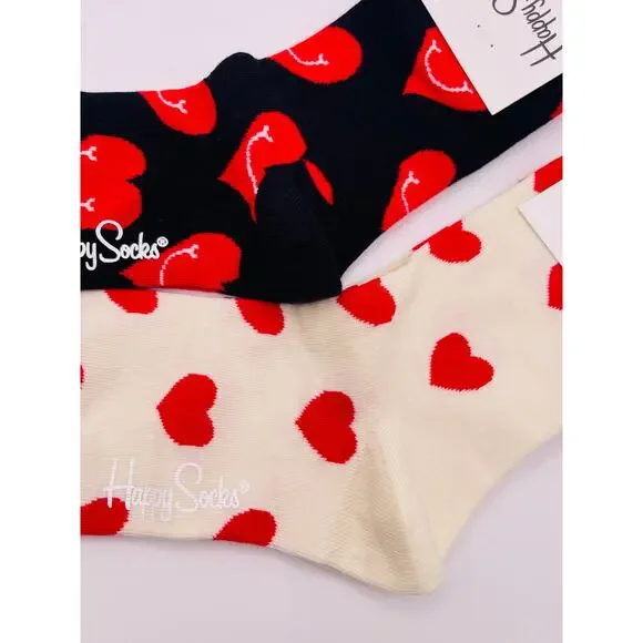 2 Pairs Happy Socks Size Medium Unisex NWT - Picture 4 of 4